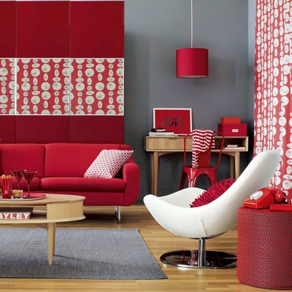 &#91;PICT&#93; Desain interior rumah minimalis warna merah