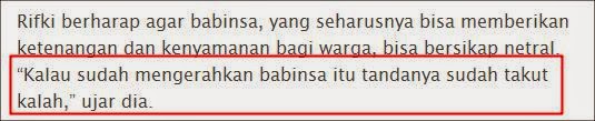 Hayoooo .... berani kagak KOMPAS mengungkapkan jati diri penyebar berita Babinsa?