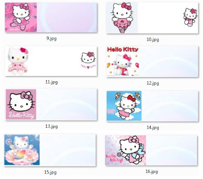 Stiker label nama anak