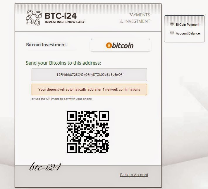 Investasi Bitcoin Ber-Profit Di BTC-i24 + Tutorial Invest