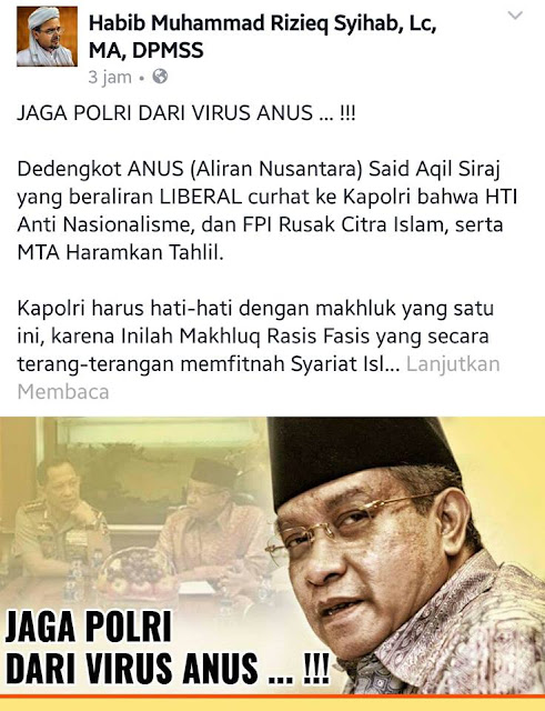 PA 212 Bingung Kyai Said &quot;TIDAK DUKUNG&quot; Rizieq Jadi Capres !!!