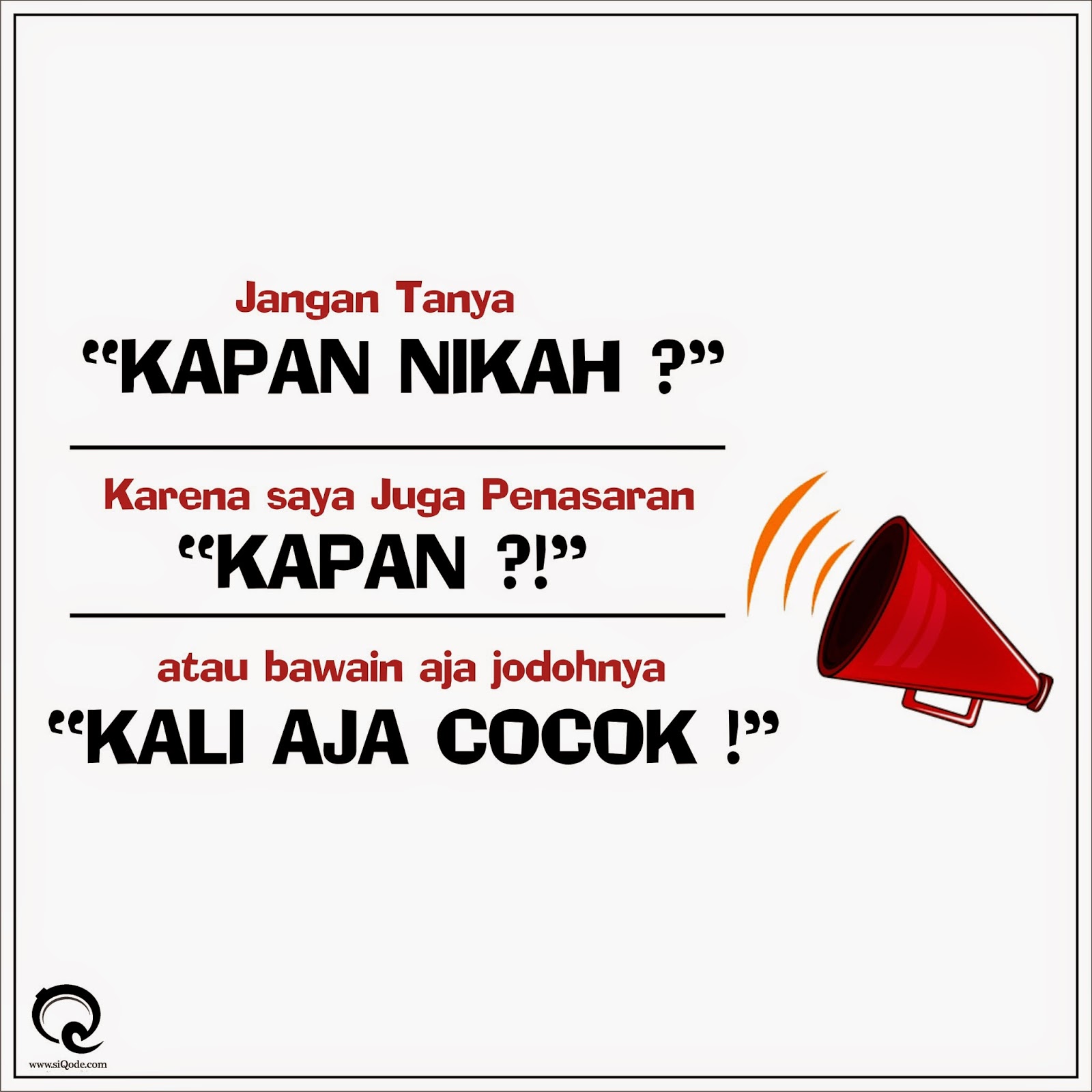 Kapan Nikah ?