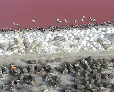 8 Danau Berwarna Pink