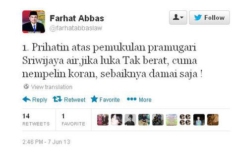 Posting Apa Klo Agan Bisa Hack Twitter Farhat Abbas??