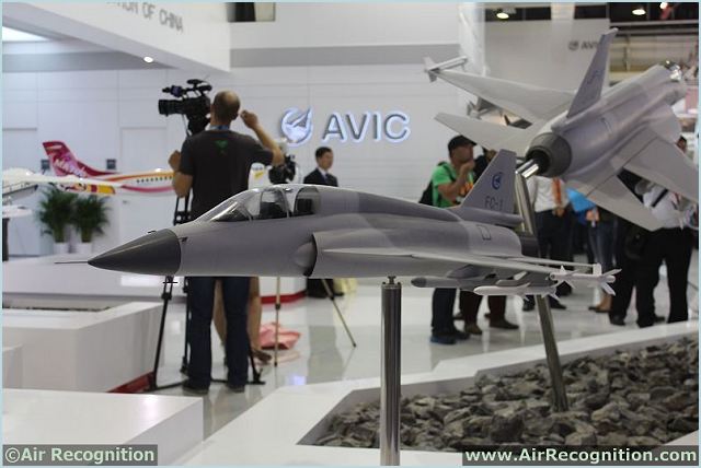 Chinese Combat Trainer Aircraft Two-Seat Version Xiaolong FC-1B Unveiled At Paris Air