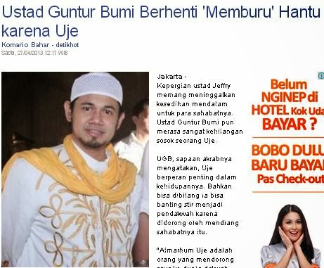 Ustad Guntur Bumi Penipu?