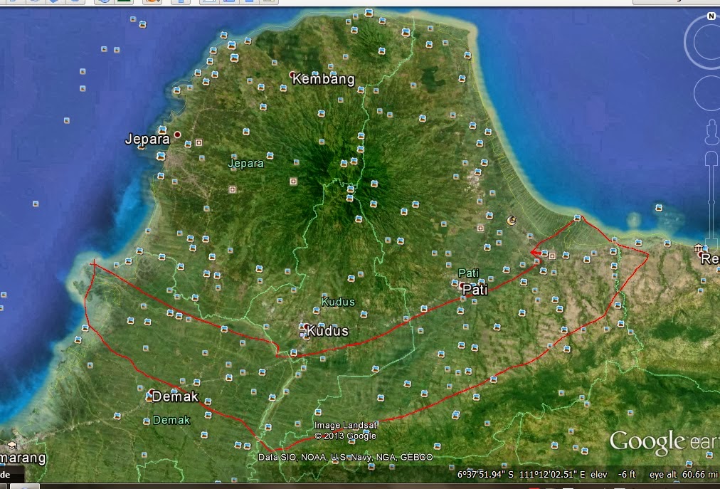 Akankah Terbentuk LAGI selat muria antara Pulau Jawa dan Kota Jepara?
