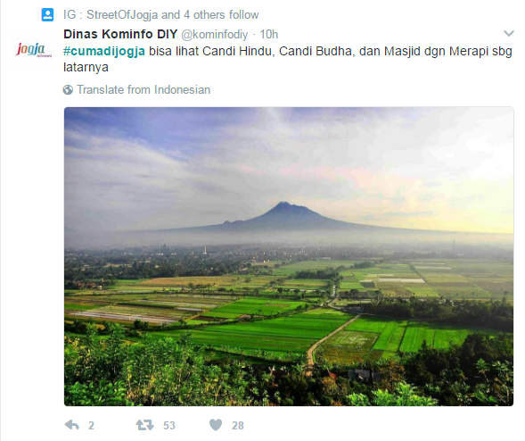 Hashtag #Cumadijogja Trending di Twitter, Lihat Yuk Serunya Cuitan #Cumadijogja !