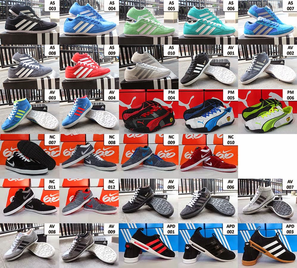 •NIKE•JUNKIEE•DC•ADIDAS•MACHBETH•NEW BALANCE•SPARROW•COUNTRYBOOTS•DLL• PUSAT SEPATU •