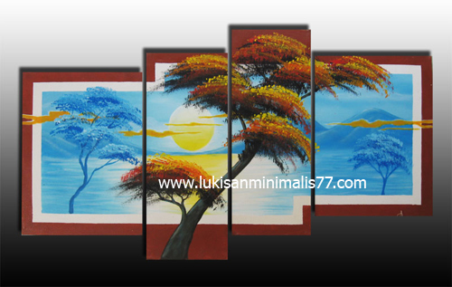 PROMO LUKISAN ( LUKISAN MINIMALIS ) PEMANDANGAN