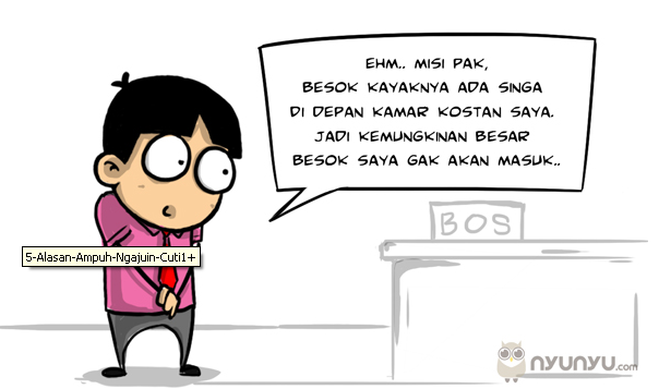 ALASAN REAL dibalik ALASAN KLISE izin ngga masuk kantor