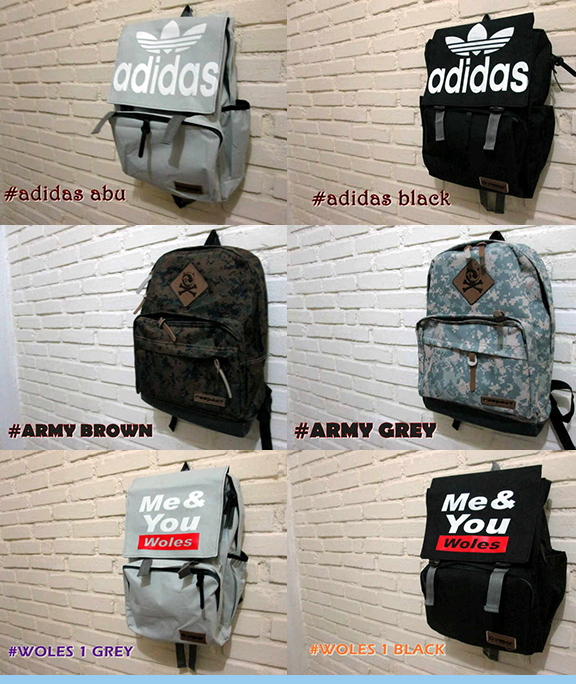 Pusat Ransel/Backpack/Tas/Slempang Lengkap Murah Cowo/Cewe(Denim,Kanvas)