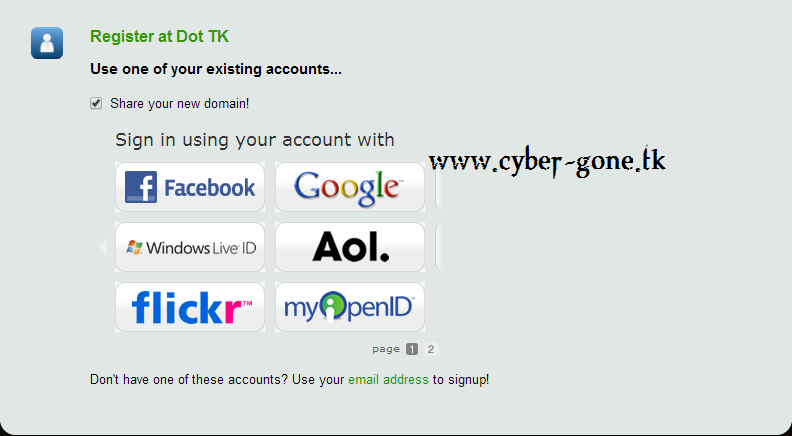 [SHARE] mengubah blogspot menjadi domain ( .TK ) Gratis Gan !!!!