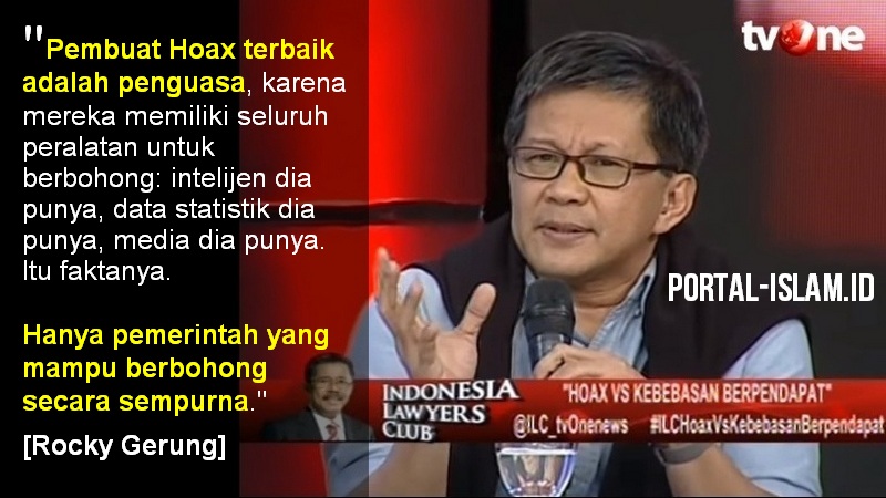Dosen UI Rocky Gerung Dituding Sebar Ujaran Kebencian SARA