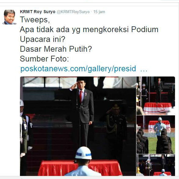  Niat Serang Presiden Jokowi,Roy Suryo Di Bully , Di Hujat Serta di Serang Netizen. 