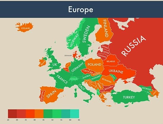 Grafik Kebahagian Setiap Negara. Indonesia Lebih Bahagia Dibanding Tetangga Gan!
