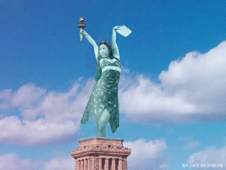 Patung Liberty Jadi Korban Photoshop