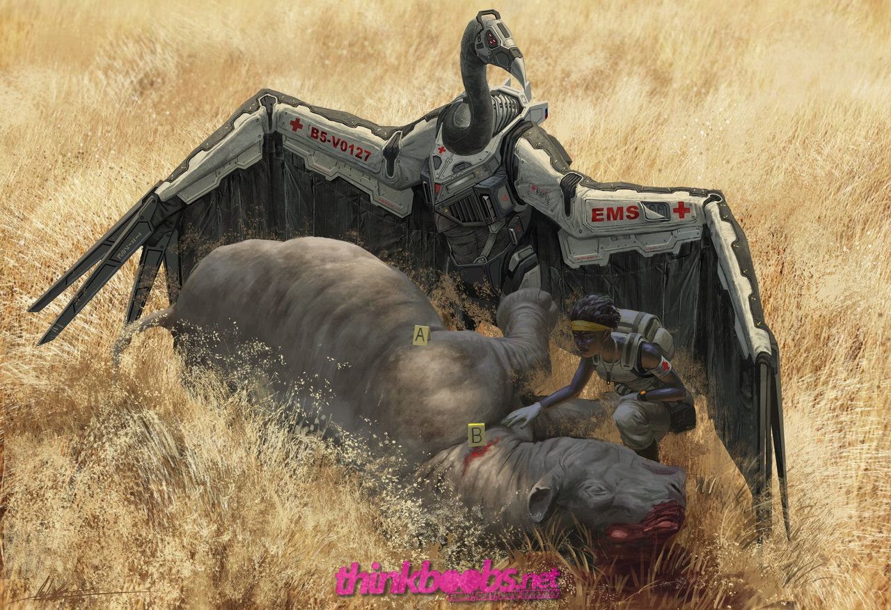 Keren Gan! Artwork Hewan versi Robotic