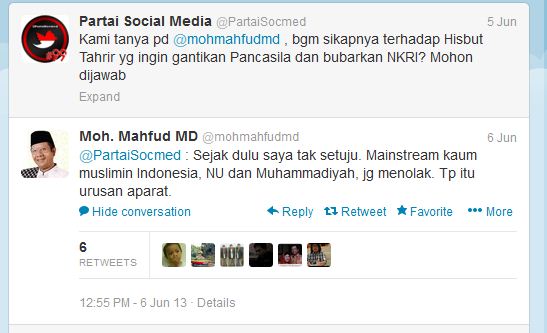 Mahfud MD: Saya Tidak Setuju Khilafah, NU dan Muhammadiyah Juga Menolak