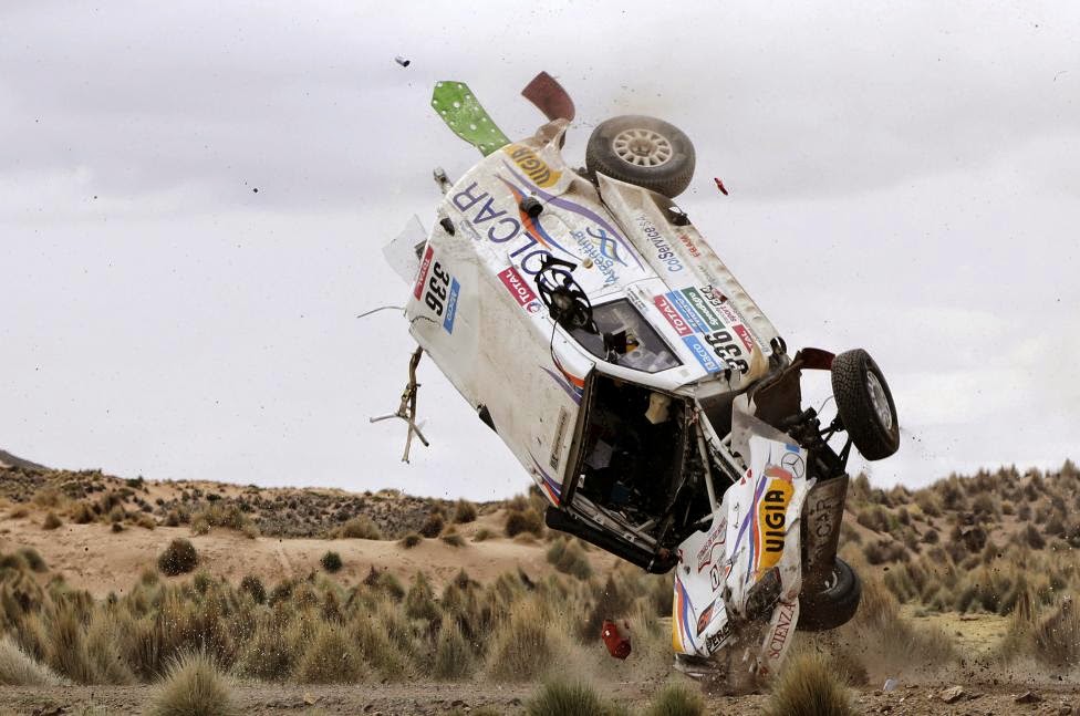 Crash.. Dakar Rally