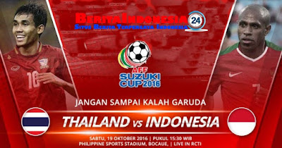 Sore Ini Indonesia Siap Tantang Thailand Dalam Piala AFF 2016