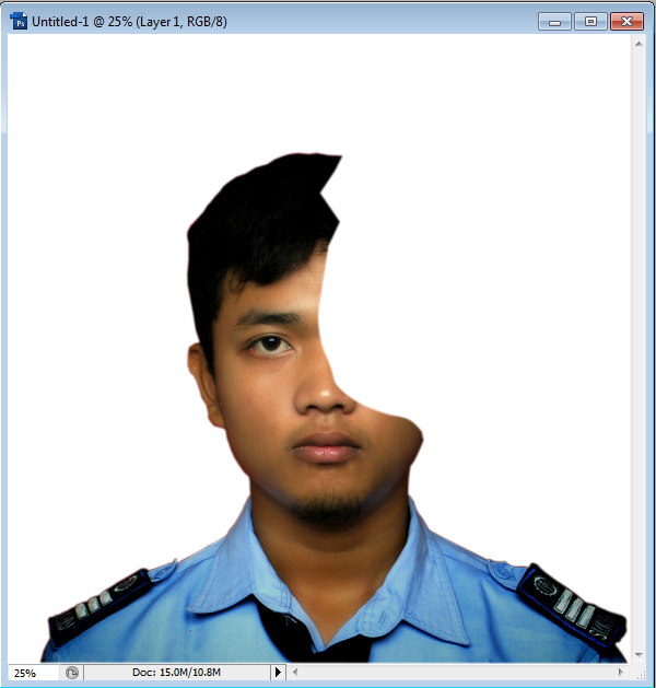 &#91;PHOTOSHOP&#93; Cara Membuat Sebagian Kepalamu Menjadi Tengkorak Dengan Photoshop