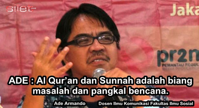 Dosen UI, Ade Armando, Hujat Al-Qur'an &amp; Sunnah sbg Biang Masalah &amp; Bencana