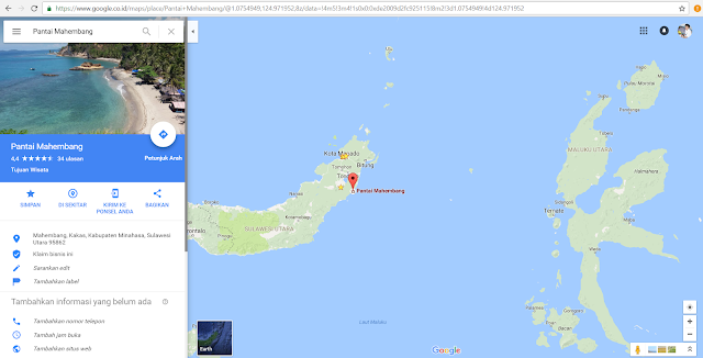 Pantai Mahembang, Pesona Kawasan Timur Minahasa