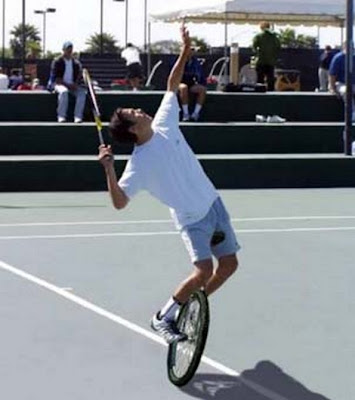 Foto - Foto lucu saat bermain tennis