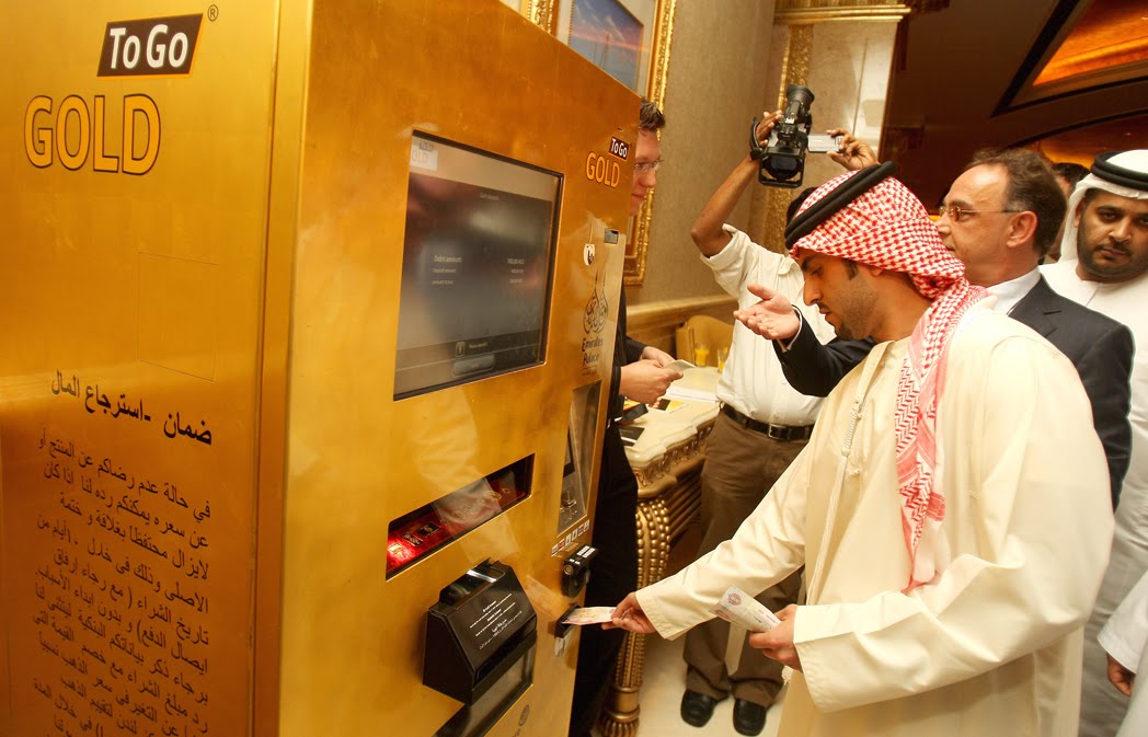 Inovasi Mesin ATM yang Mengeluarkan Emas di Dubai.