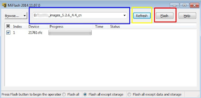 Cara flashing MI5 via MI Flash tested work rom global