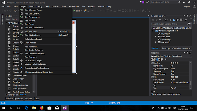 Cara Membuat Database untuk Program Visual Studio Tanpa Menggunakan SSMS