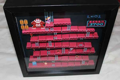 3D Diorama game keren NES dan PS untuk Hiasan !!