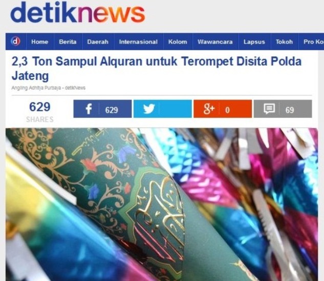 &#91;FAKTA&#93; - &quot;TEROMPET QURAN&quot; Ala Ngintelijen PKI Test The Water Reaksi Umat Islam