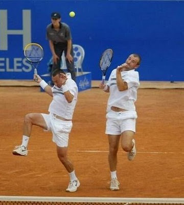 Foto - Foto lucu saat bermain tennis