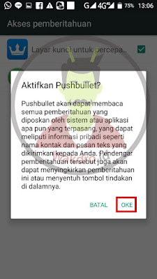 Membalas pesan di android menggunakan komputer