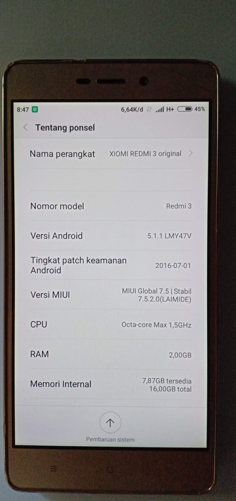 Panduan Cara Mudah Mengatasi Sinyal 4G Xiaomi Redmi 3 Hilang