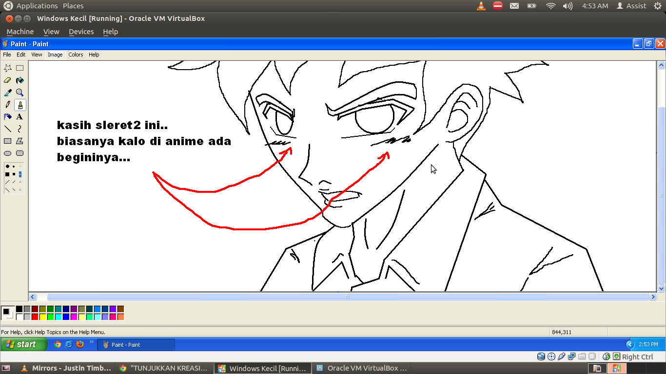 Ane Ajarin nih &quot;Membuat Karacter Sendiri &amp; Kata Mutiara&quot; by ms.Paint 