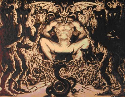 Iblis-iblis yang mewakili 7 dosa manusia