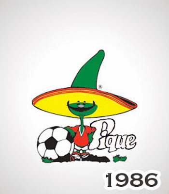 MASKOT - MASKOT PIALA DUNIA DARI TAHUN KE TAHUN