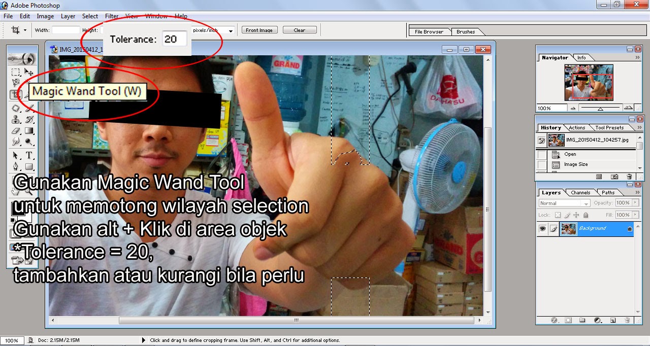 MEMBUAT FOTO 3D PADA FOTO BIASA. &#91;MASTER PHOTOSHOP JANGAN MASUP&#93;