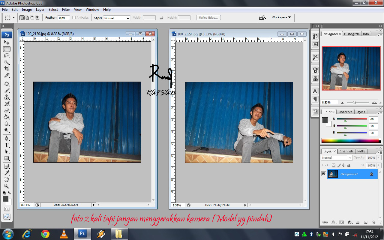 Tutorial Membuat Foto Kembar