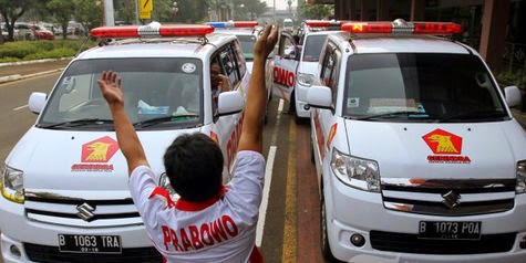 Kompilasi Mobil-Mobil di Lingkungan Capres Prabowo Dan Capres Jokowi 