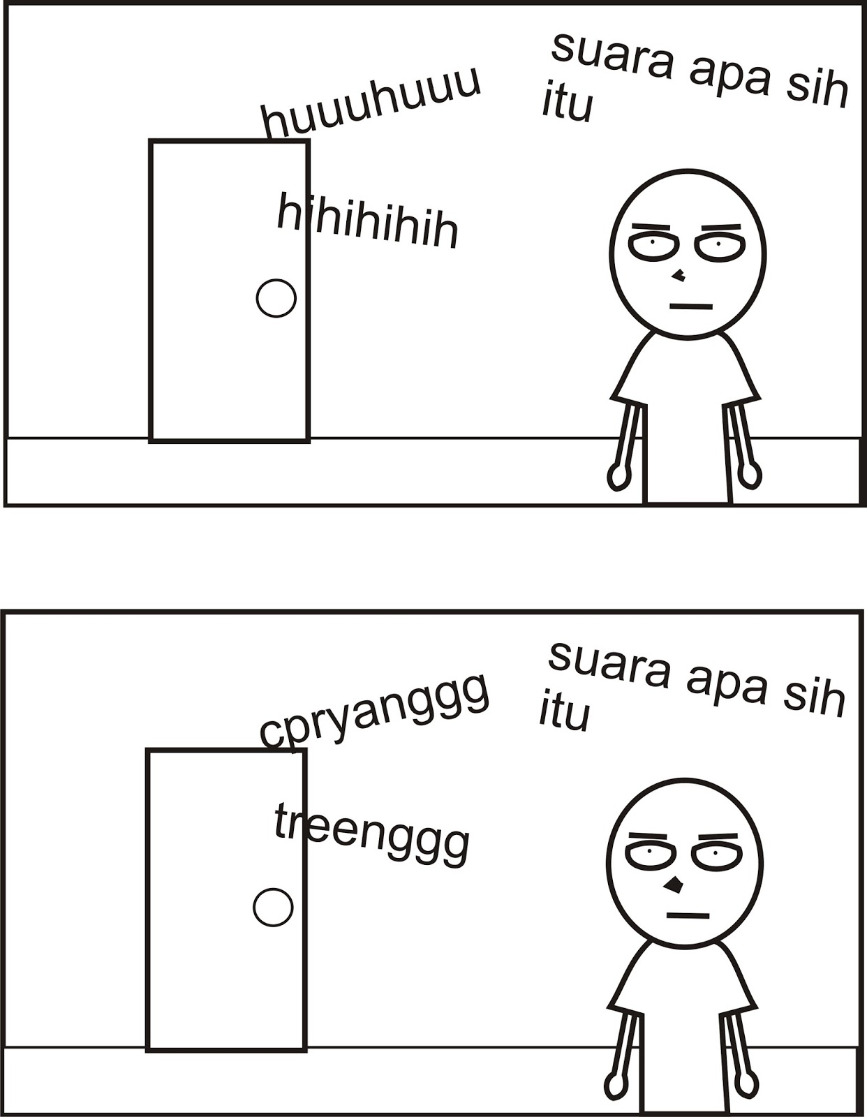 Skenario Menakut - nakuti oleh para Hantu