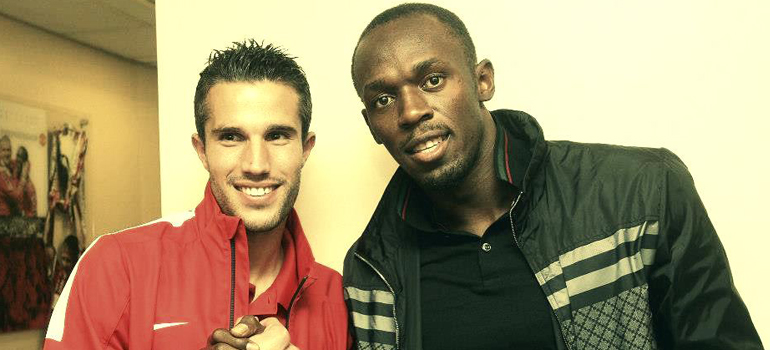 Usain Bolt Beri Selamat Pada Manchester United