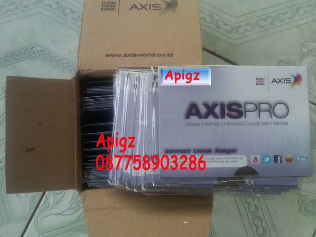 Kartu Perdana AXIS PRO Internet Unlimited 1 Bulan Murah SEGEL (Malang)