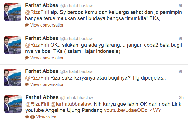 Twitter Legenda Dari Farhat Abas