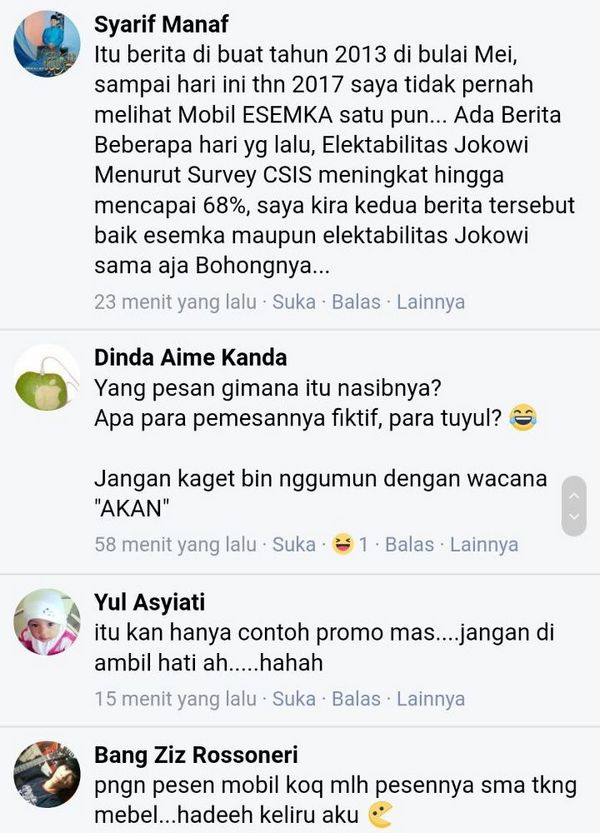 2013 Konon Mobil ESEMKA Laku 7000 Unit, Publik Bertanya: Kok Gak Pernah Sliweran?