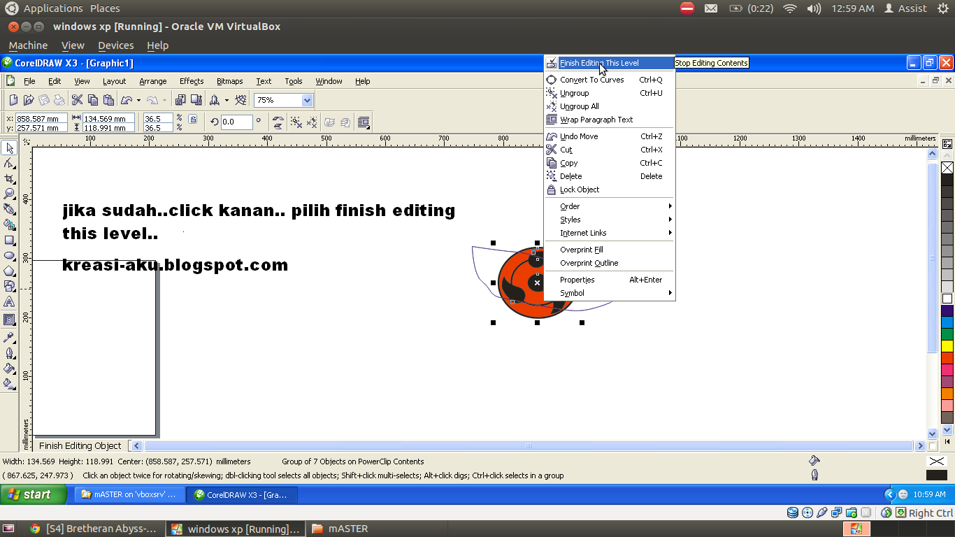 Ane Ajarin Ni,Membuat Uchiha Madara Dengan Corel Draw X3.&#91;TUTORIAL COMPLETE++&#93; :D