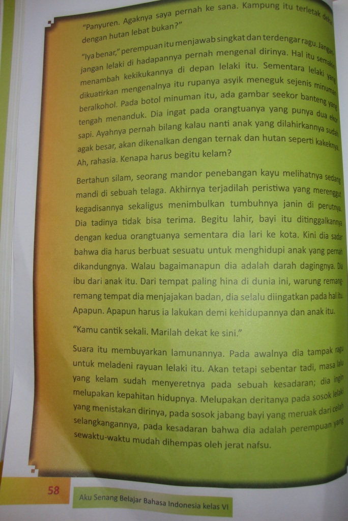 Buku mengandung kata-kata PORNO buat anak SD?
